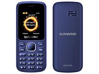 Кнопочный сотовый телефон SunWind CITI A1701 синий мобильный