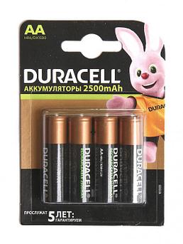 Аккумулятор AA - Duracell DR AA2500/4BL (4 штуки)