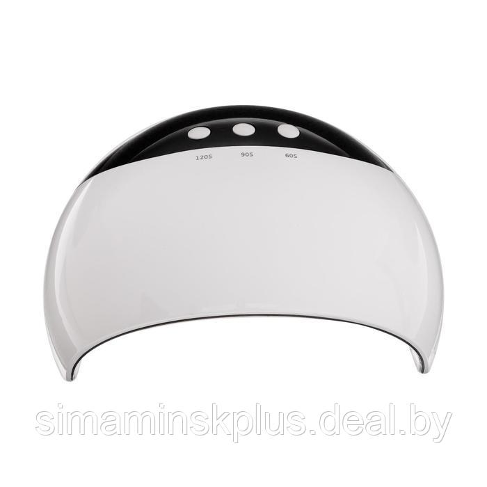 Лампа для гель-лака Luazon LUF-18, LED, 24 Вт, 8 диодов, таймер 60/90/120 сек, USB, белая - фото 4 - id-p186285929