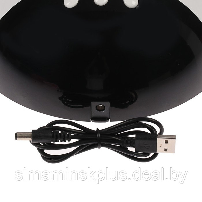 Лампа для гель-лака Luazon LUF-18, LED, 24 Вт, 8 диодов, таймер 60/90/120 сек, USB, белая - фото 6 - id-p186285929