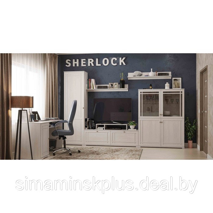 Подставка для ТВ Sherlock 17, 878 × 300 × 153 мм, цвет ясень анкор светлый - фото 3 - id-p186287777