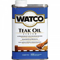 Масло для дерева (пропитывающие натуральное тиковое масло WATCO Teak Oil Finich) 3,78л цвет Натуральный