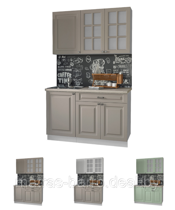 Кухня Мила Деко 1.3А. Выбор цвета фасадов МДФ - фото 2 - id-p186289203