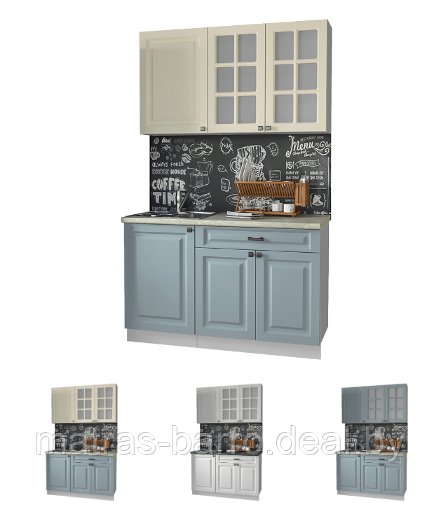 Кухня Мила Деко 1.3А. Выбор цвета фасадов МДФ - фото 3 - id-p186289203