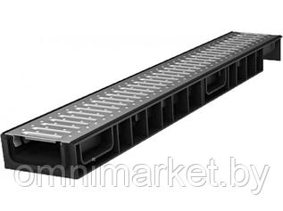 Лоток STANDART с решеткой стальной 100.65 h69 light  (комплект), Ecoteck, РБ