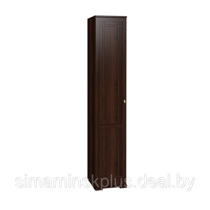 Шкаф для белья Sherlock 8, 400 × 400 × 2107 мм, левый, цвет орех шоколадный - фото 1 - id-p186289761