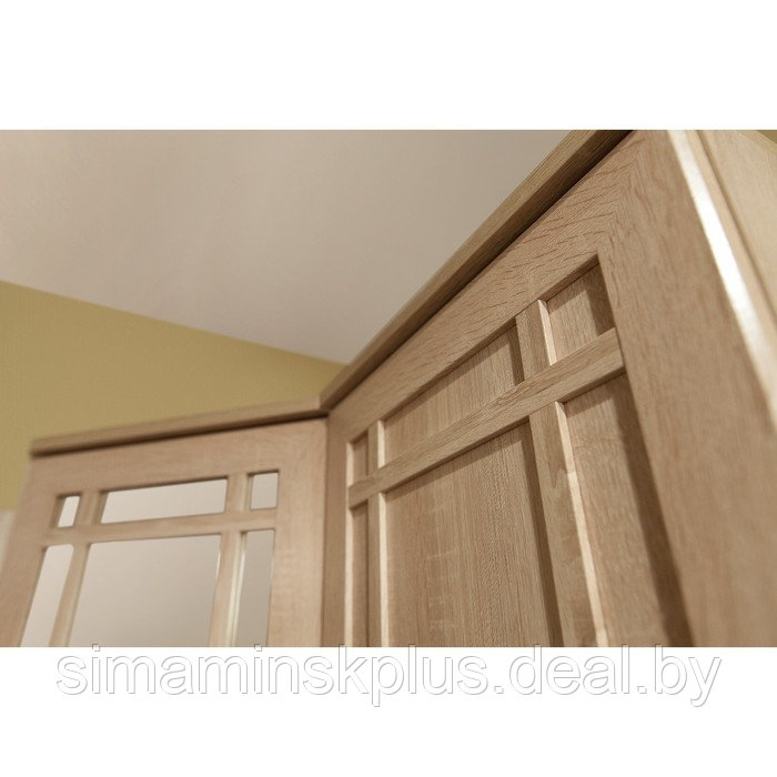Шкаф для белья Sherlock 9, 400 × 590 × 2107 мм, левый, цвет дуб сонома - фото 5 - id-p186289767