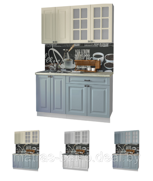 Кухня Мила Деко 1.4А. Выбор цвета фасадов МДФ - фото 3 - id-p186290711