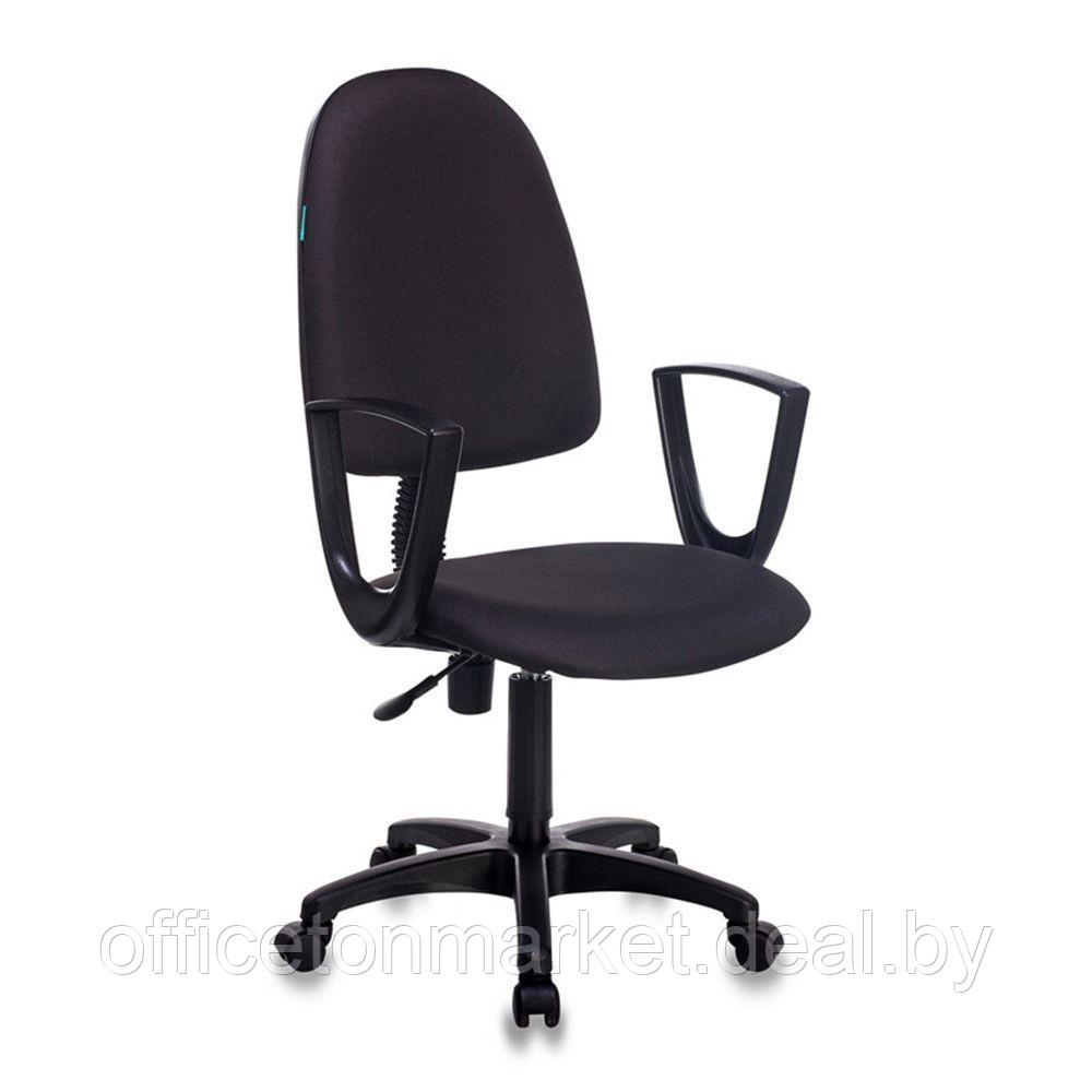 Кресло для персонала "Бюрократ CH-1300N Престиж", ткань, пластик, черный - фото 1 - id-p137215190