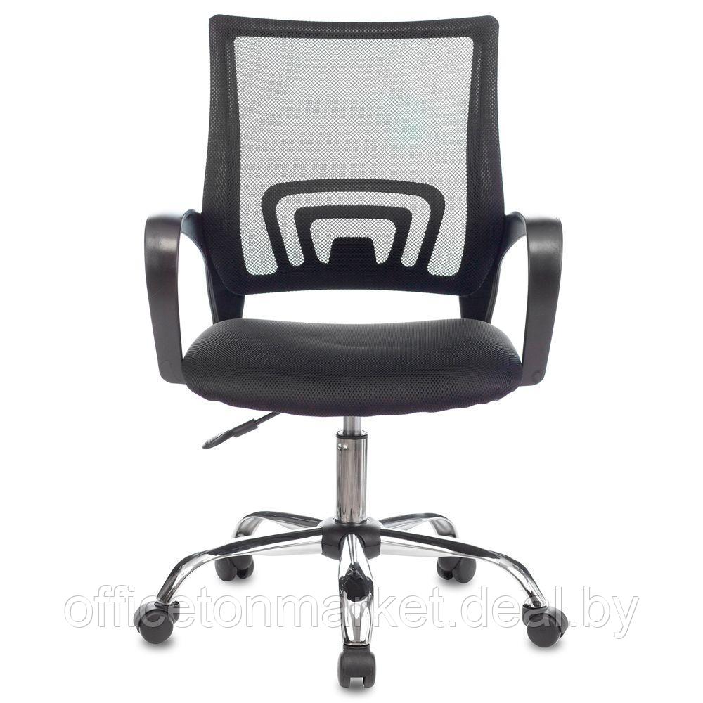 Кресло для персонала Бюрократ "CH-695NLTSL", сетка, ткань, металл, черный - фото 2 - id-p168819797
