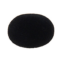 Носик для игрушки винтовой ворсистый 20*15 мм,черный