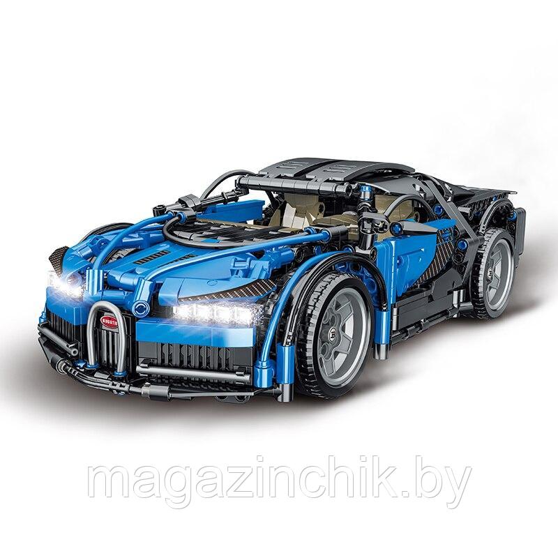 Конструктор Bugatti Chiron 1:14 MOC MORK 023001-1 Синий - фото 2 - id-p186291667