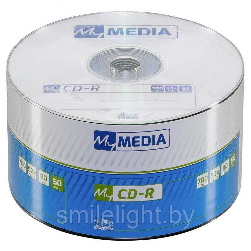 Диск CD-R 700MB My Media  в бумажном конверте с окном