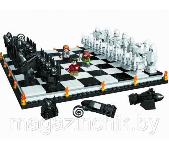 Конструктор Хогвартс: волшебные шахматы Lari 60142, 888 дет. Гарри Поттер - фото 2 - id-p186304122
