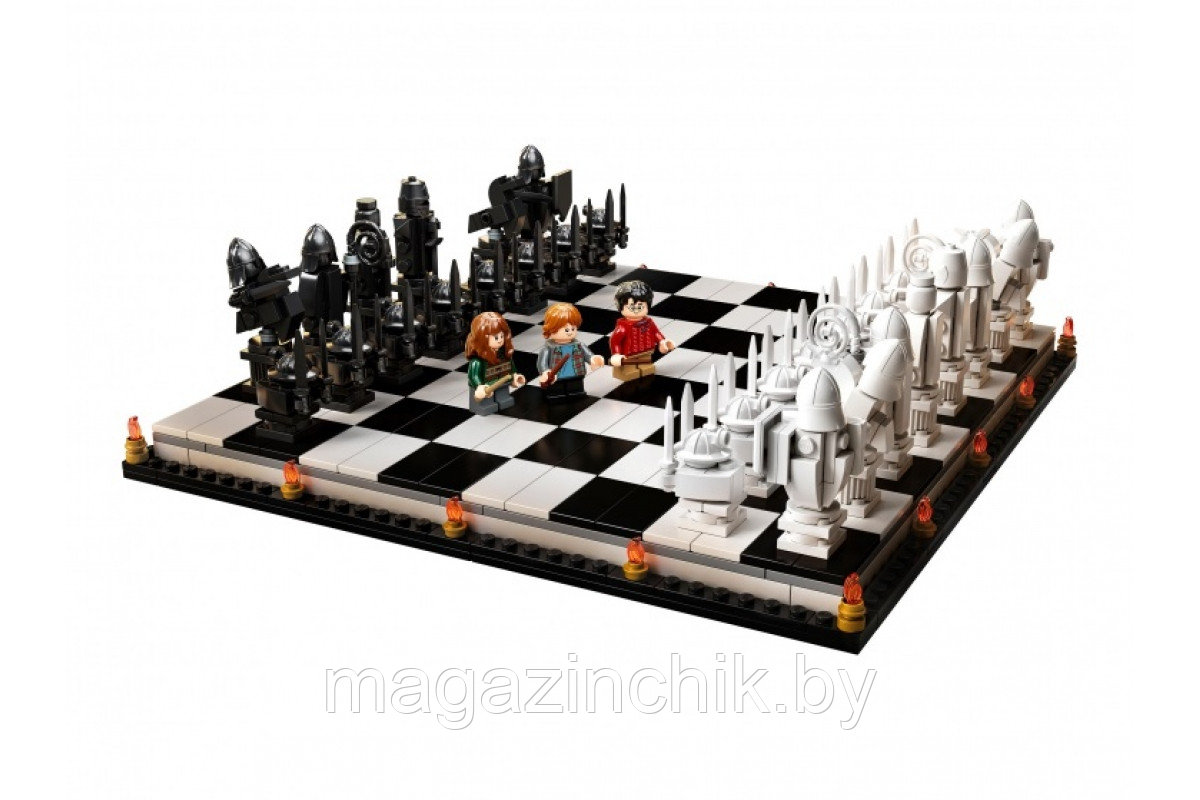 Конструктор Хогвартс: волшебные шахматы Lari 60142, 888 дет. Гарри Поттер - фото 3 - id-p186304122