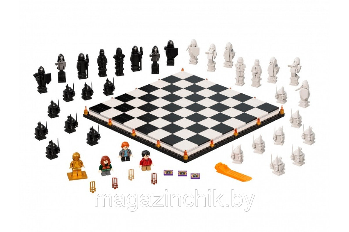 Конструктор Хогвартс: волшебные шахматы Lari 60142, 888 дет. Гарри Поттер - фото 4 - id-p186304122