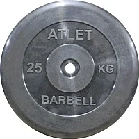 Диск для штанги MB Barbell Atlet d26мм 25кг