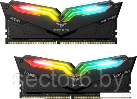 Оперативная память Team Night Hawk RGB Gen2 2x8ГБ DDR4 3200 МГц TF14D416G3200HC16CDC01, фото 2