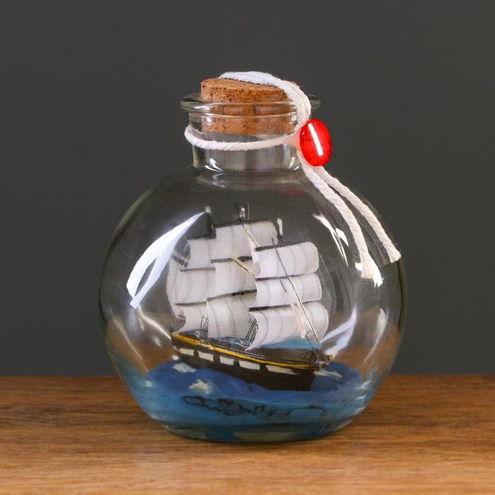 Корабль в бутылке «Белые паруса» - фото 1 - id-p186315151