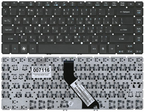 Клавиатура для Acer Aspire V5-431. RU - фото 1 - id-p23226398