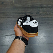 Кроссовки Adidas Hamburg Black White, фото 4
