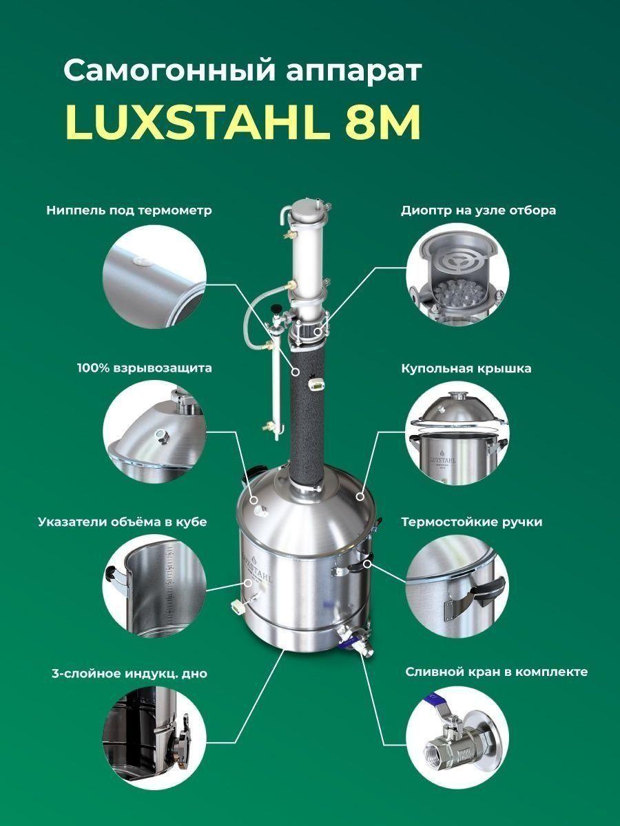 Дистиллятор Luxstahl 8M - фото 3 - id-p169387223