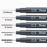 Ручка капиллярная "Pointliner", 0.05 мм, черный, фото 2