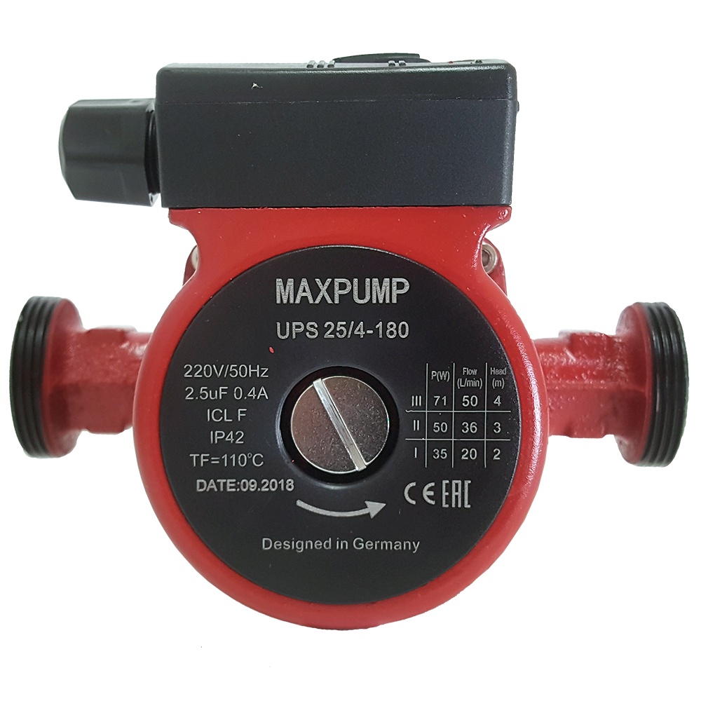 Циркуляционный насос MAXPUMP UPS 25/4-180 - фото 1 - id-p186446449