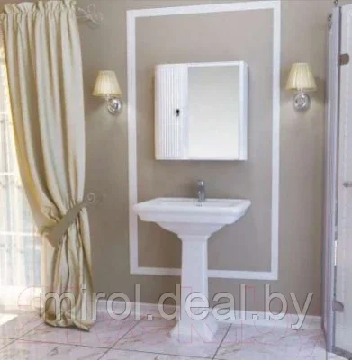 Шкаф с зеркалом для ванной Berossi Hilton АС 25801000 - фото 4 - id-p186448833