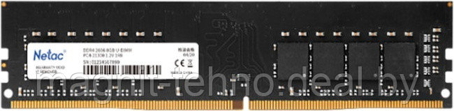 Оперативная память Netac Basic 8GB DDR4 PC4-25600 NTBSD4P32SP-08 - фото 1 - id-p186456952