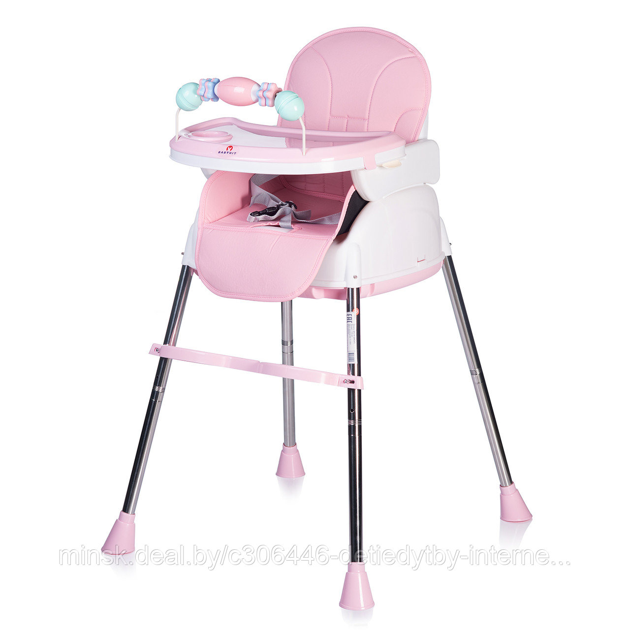 Стульчик для кормления Babyhit Biscuit Pink - фото 1 - id-p186497609