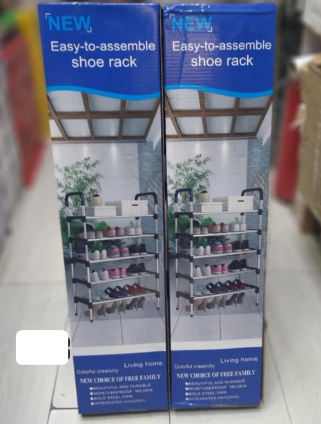 Полка стеллаж для обуви 5-и ярусная, разборная SHOE RACK . Вместимость 15 пар - фото 5 - id-p186523247