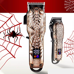 Машинка для стрижки волос, бритья бороды/усов Hair Clipper Geemy GM-6632 "SKULL". Аккумулятор высокой ёмкости