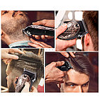 Машинка для стрижки волос, бритья бороды/усов Hair Clipper Geemy GM-6632 "SKULL". Аккумулятор высокой ёмкости, фото 6