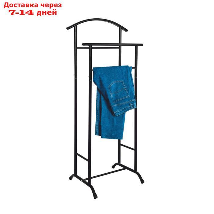Вешалка гардеробная "Стиль-3", 47×34,8×108 см, цвет чёрный - фото 8 - id-p186415065