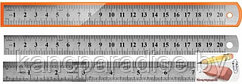 Линейка 20 см. Attache, металлическая измерительная, арт.514966