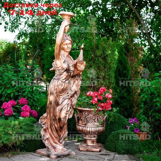 Скульптура Девушка с павлином - фото 2 - id-p101457840