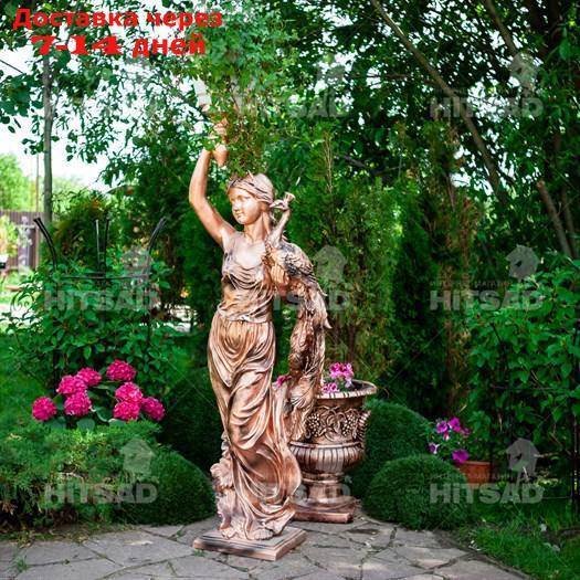Скульптура Девушка с павлином - фото 3 - id-p101457840