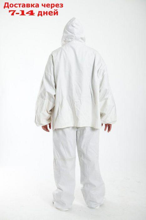 Маскхалат "Белый", материал: Саржа отбеленная - фото 3 - id-p180589588