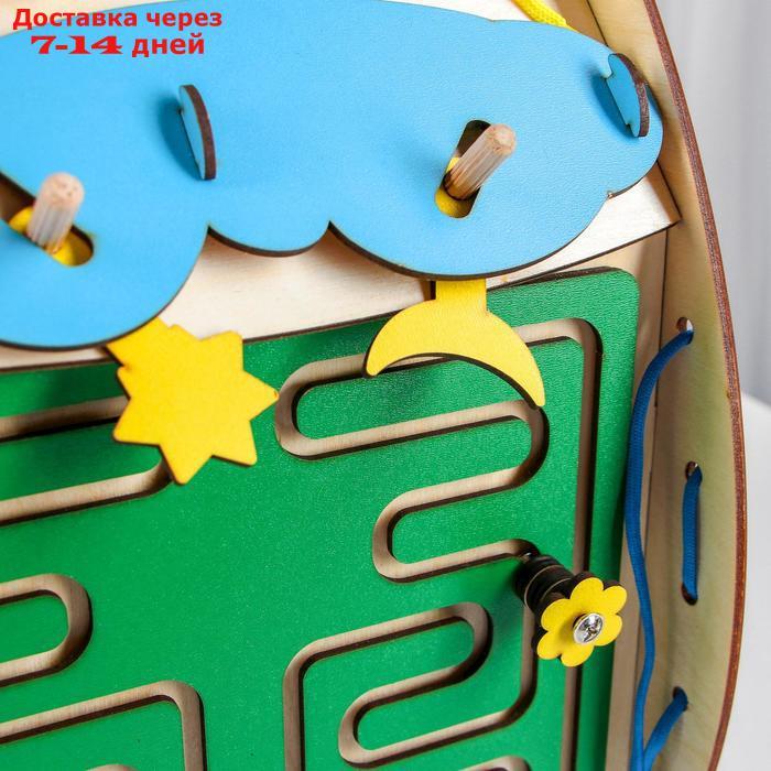 Развивающая игрушка Бизиборд "Солнечный домик" - фото 3 - id-p186413054