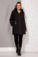 Женская осенняя черная куртка Beautiful&Free 4083 черный 44р.