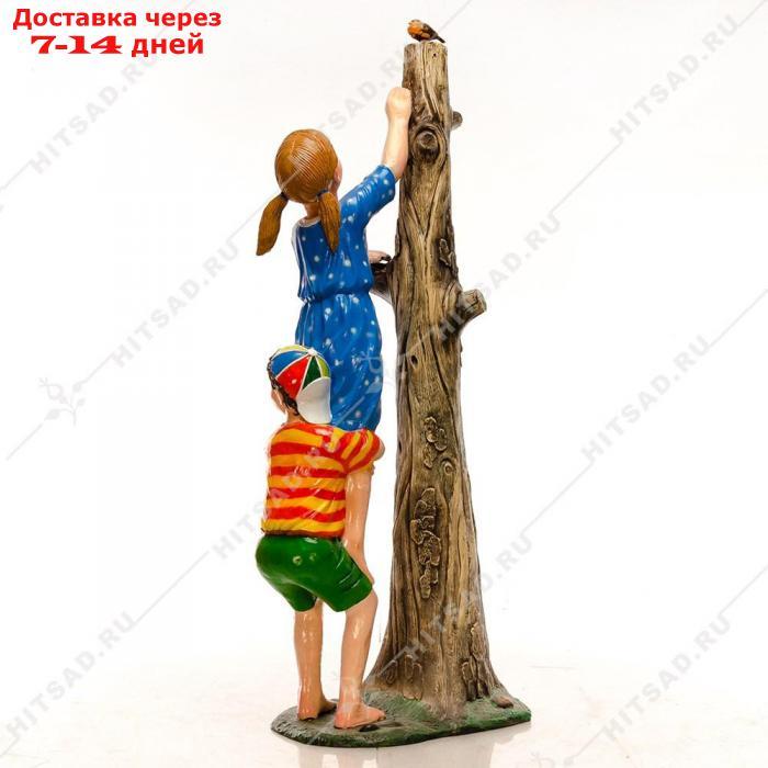 Фигура мальчик и девочка у дерева U08831 - фото 4 - id-p169899607