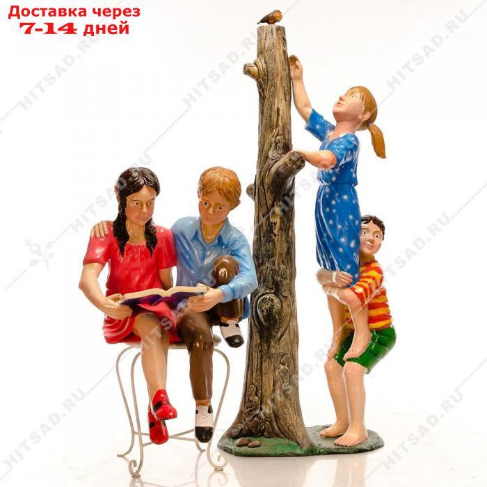 Фигура мальчик и девочка у дерева U08831 - фото 5 - id-p169899607
