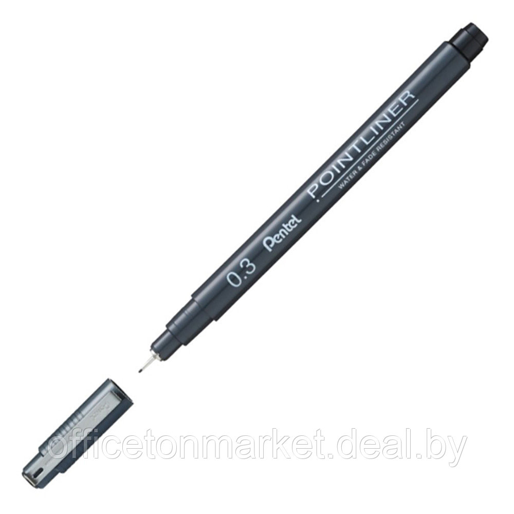Ручка капиллярная "Pointliner", 0.3 мм, черный - фото 1 - id-p186287803