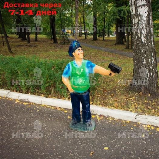 Садовая скульптура Гаишник с радаром - фото 3 - id-p101458477