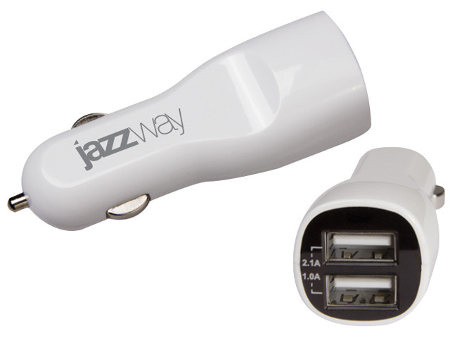 Блок питания iP-3100USB автомобильный JAZZway (Автомобильная зарядка для телефона для 2 USB)