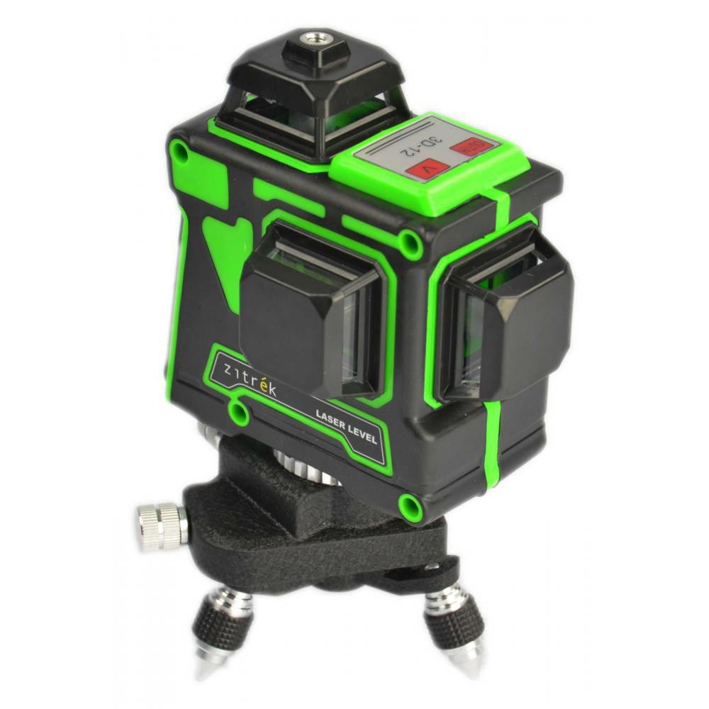 Уровень лазерный самовыравнивающийся Zitrek LL12-GL зеленый луч - фото 1 - id-p186570863