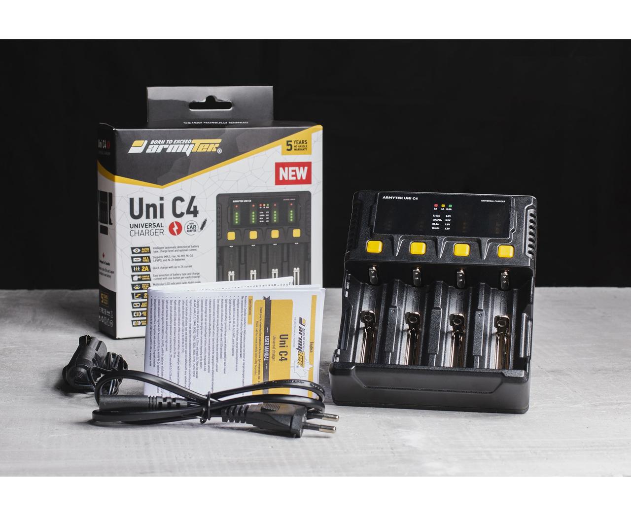 Зарядное устройство Armytek Uni C4 Plug Type C - фото 8 - id-p186571140