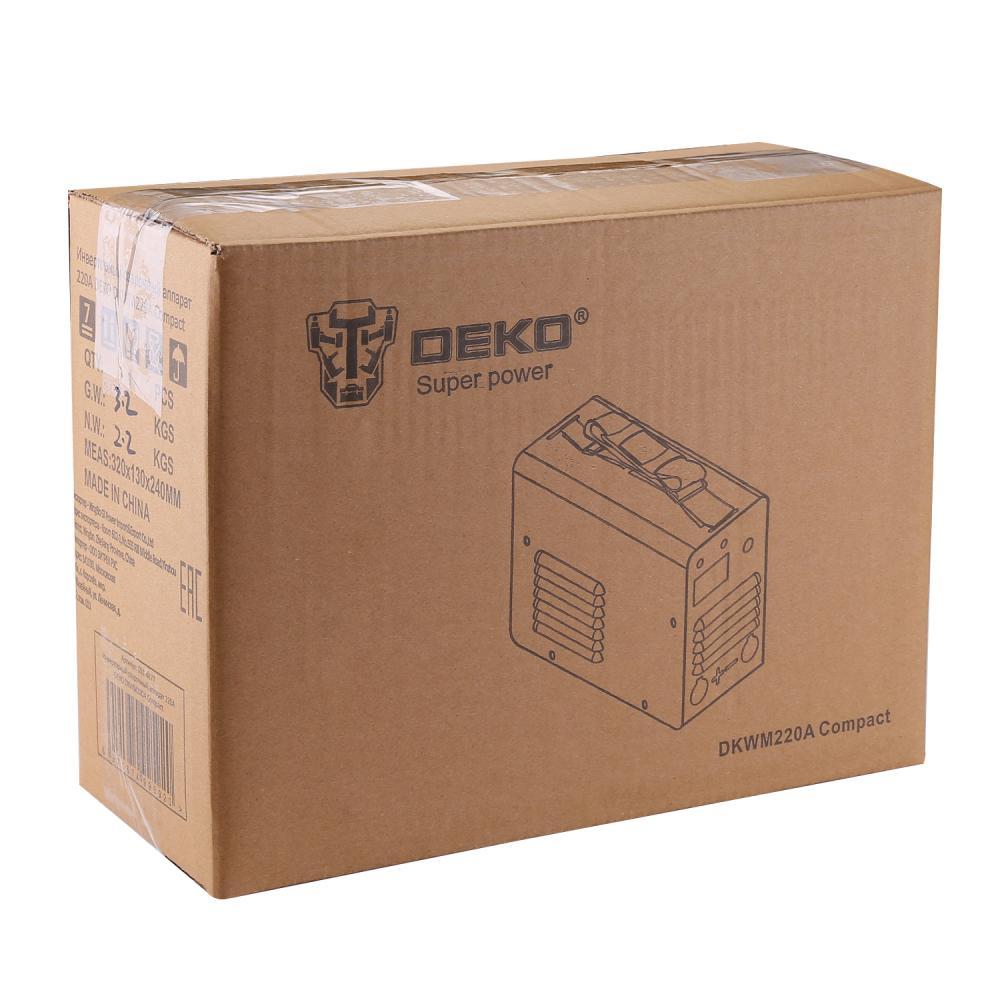Инвертор сварочный DEKO DKWM220A Compact - фото 4 - id-p186572579