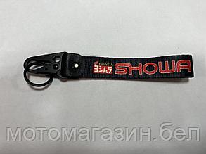 Шнурок для ключей 150mm, железный карабин #11 (Showa black)